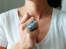 Load image into Gallery viewer, Plume Agate Doublet Ring or Pendant (Choose Your Size)