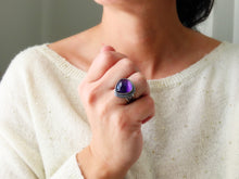 Load image into Gallery viewer, Amethyst Ring or Pendant (Choose Your Size)