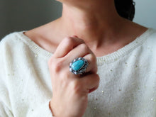 Load image into Gallery viewer, Hubei Turquoise Ring or Pendant (Choose Your Size)