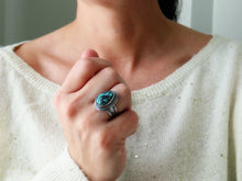 Load image into Gallery viewer, Hubei Turquoise Ring or Pendant (Choose Your Size)