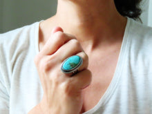 Load image into Gallery viewer, Hubei Turquoise Ring or Pendant (Choose Your Size)