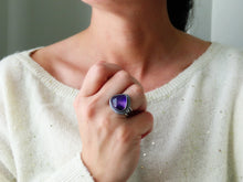 Load image into Gallery viewer, Amethyst Ring or Pendant (Choose Your Size)