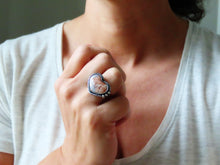Load image into Gallery viewer, Cotton Candy Agate Ring or Pendant (Choose Your Size)