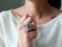 Load image into Gallery viewer, Green Tourmaline Ring or Pendant (Choose Your Size)