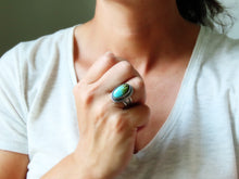 Load image into Gallery viewer, Hubei Turquoise Ring or Pendant (Choose Your Size)