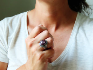 Star Ruby Ring or Pendant (Choose Your Size)