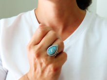 Load image into Gallery viewer, Hubei Turquoise Ring or Pendant (Choose Your Size)
