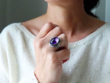 Load image into Gallery viewer, Amethyst Ring or Pendant (Choose Your Size)