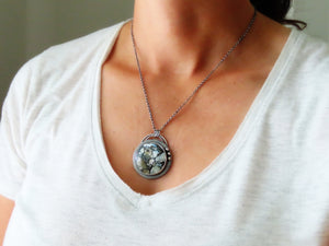 Lavender Hubei Turquoise Pendant