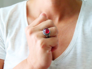 Ruby Ring or Pendant (Choose Your Size)