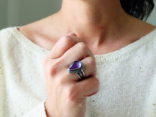 Load image into Gallery viewer, Amethyst Ring or Pendant (Choose Your Size)