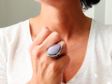 Load image into Gallery viewer, Lepidolite with Tourmaline Ring or Pendant (Choose Your Size)