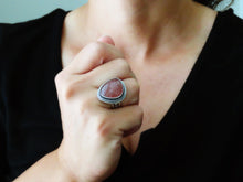 Load image into Gallery viewer, Strawberry Quartz Ring or Pendant (Choose Your Size)
