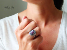 Load image into Gallery viewer, Rose Cut Sapphire Ring or Pendant (Choose Your Size)