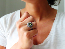 Load image into Gallery viewer, Green Tourmaline Ring or Pendant (Choose Your Size)