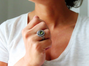 Green Tourmaline Ring or Pendant (Choose Your Size)