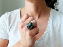 Load image into Gallery viewer, Hubei Turquoise Ring or Pendant (Choose Your Size)