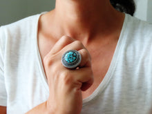 Load image into Gallery viewer, Hubei Turquoise Ring or Pendant (Choose Your Size)