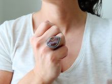 Load image into Gallery viewer, Agua Nueva Agate Ring or Pendant (Choose Your Size)