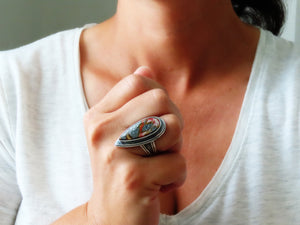 Marcasite Ring or Pendant (Choose Your Size)