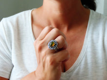 Load image into Gallery viewer, Bi-Color Tourmaline Ring or Pendant (Choose Your Size)