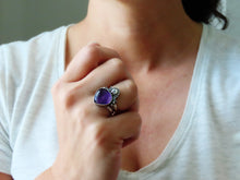 Load image into Gallery viewer, Amethyst Ring or Pendant (Choose Your Size)