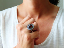Load image into Gallery viewer, Garnet Ring or Pendant (Choose Your Size)