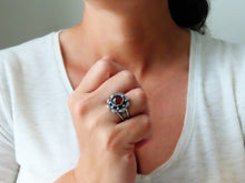 Load image into Gallery viewer, Garnet Ring or Pendant (Choose Your Size)