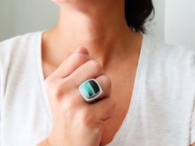 Load image into Gallery viewer, Opalized Petrified Wood Ring or Pendant (Choose Your Size)