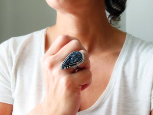 Petrified Wood Ring or Pendant (Choose Your Size)