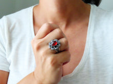 Load image into Gallery viewer, Garnet Ring or Pendant (Choose Your Size)