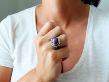 Load image into Gallery viewer, Purple Star Ruby Ring or Pendant (Choose Your Size)