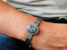 Load image into Gallery viewer, Hubei Turquoise Cuff Bracelet