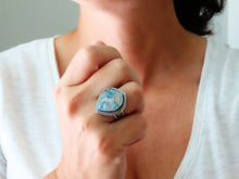 Load image into Gallery viewer, Confetti Chrysocolla Ring or Pendant (Choose Your Size)