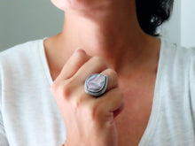 Load image into Gallery viewer, Agua Nueva Agate Ring or Pendant (Choose Your Size)