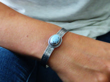 Load image into Gallery viewer, Golden Hills Turquoise Cuff Bracelet