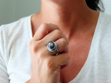 Load image into Gallery viewer, Chocolate Star Sapphire Ring or Pendant (Choose Your Size)