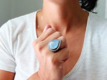 Load image into Gallery viewer, Rainbow Moonstone Ring or Pendant (Choose Your Size)