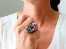 Load image into Gallery viewer, Amethyst Sage Agate Ring or Pendant (Choose Your Size)
