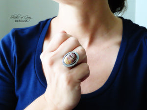 Mescalero Jasper Ring or Pendant (Choose Your Size)