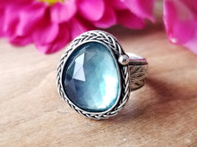 Load image into Gallery viewer, Rose Cut Fluorite Ring or Pendant (Choose Your Size)