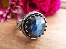 Load image into Gallery viewer, RESERVED: Blue Labradorite Ring or Pendant (Choose Your Size)