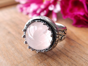Rose Quartz Ring or Pendant (Choose Your Size)