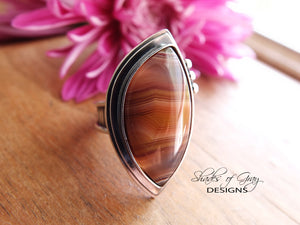 Laguna Agate Ring or Pendant (Choose Your Size)