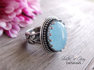 Aquamarine Ring or Pendant (Choose Your Size)