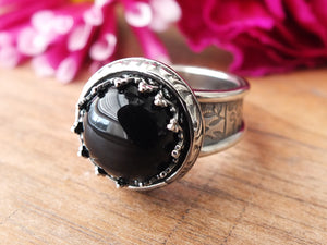 Black Onyx Ring or Pendant (Choose Your Size)