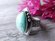 Load image into Gallery viewer, Blue Moon Turquoise Ring or Pendant (Choose Your Size)