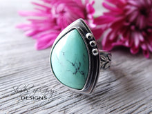 Load image into Gallery viewer, Blue Moon Turquoise Ring or Pendant (Choose Your Size)