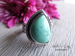 Blue Moon Turquoise Ring or Pendant (Choose Your Size)