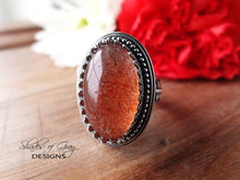 Load image into Gallery viewer, RESERVED: Sunstone Ring or Pendant (Choose Your Size)